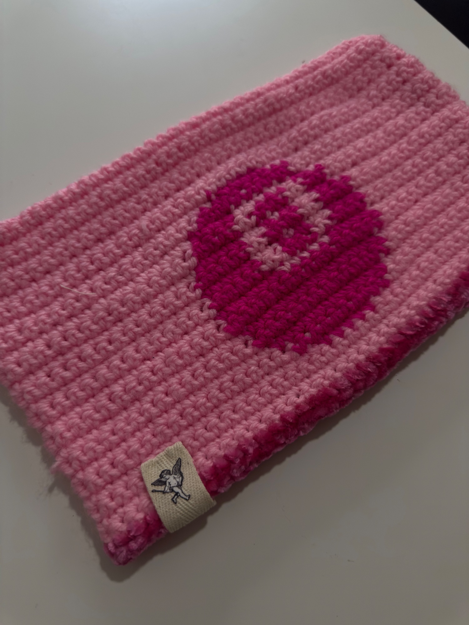 Touca bola 8 rosa