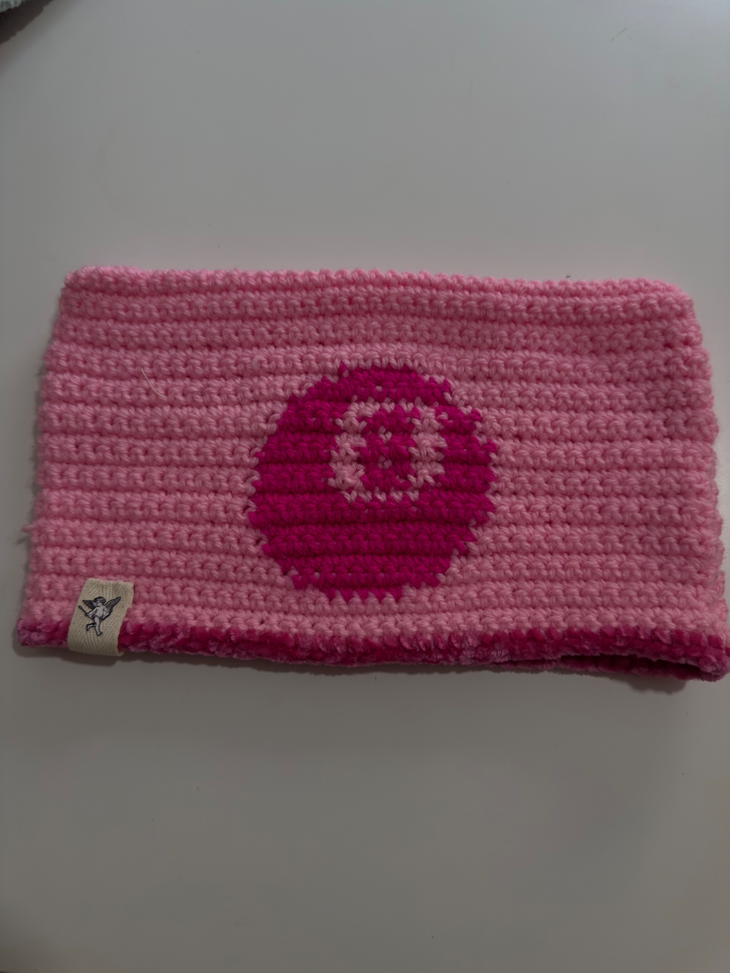 Touca bola 8 rosa
